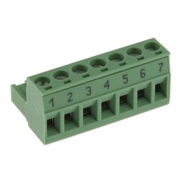 1 pcs - Phoenix Contact 5.08mm Pitch 7 Way Pluggable Terminal Block, Plug, Plug-In, Screw Termination