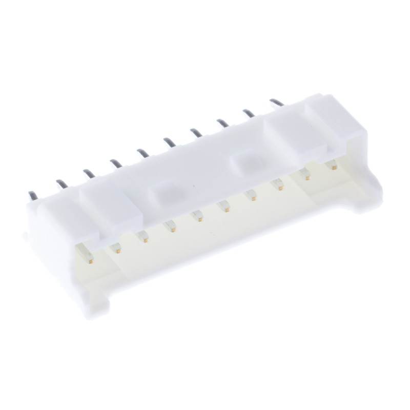 10 pcs - JST PA Series Straight Through Hole PCB Header, 10 Contact(s), 2.0mm Pitch, 1 Row(s), Shrouded