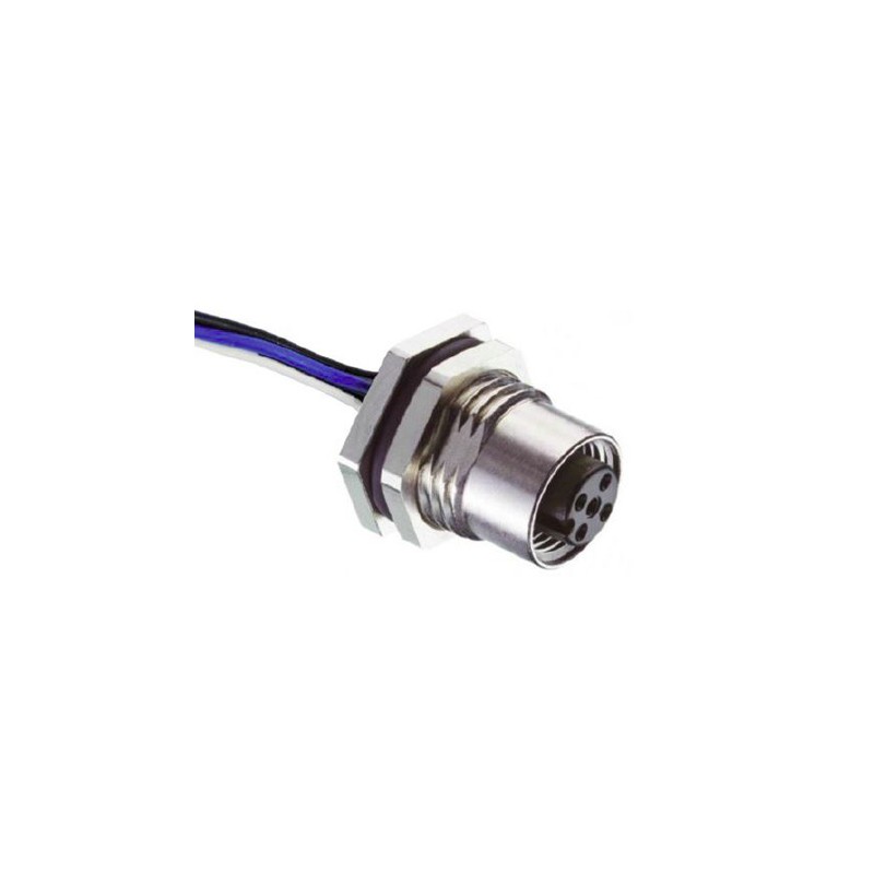 1 pcs - RS PRO Circular Connector, 5 Contacts, M12 Connector, Socket, Female, IP67