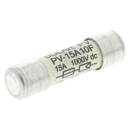 2 pcs - Eaton 15A Ceramic Cartridge Fuse, 10 x 38mm