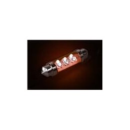 1 pcs : LE-0603-04R - LED Replacement Lamps - Based LEDs Red 630nm 24V Festoon LED Lamp