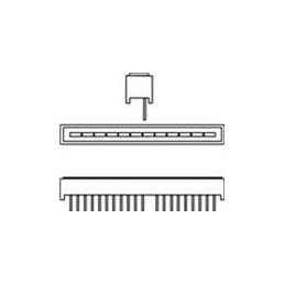 1 pcs : DD12GWB - Led Bars & Arrays GREEN DIFFUSED 12 SEGMENT