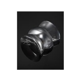 1 pcs : C13012_FLARE-MAXI-D - LED Lighting Lenses Clear Lens Rectangular