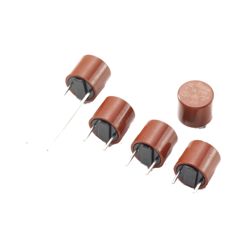 20 pcs - LittelfusePC Board Non Resettable Fuse, Radial 100mA, 250V ac