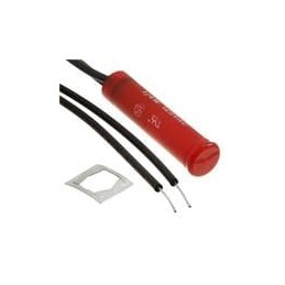 1 pcs : 6063-001-534R - Panel Mount Indicator Lamps RED DIFFUSED FLAT FACE
