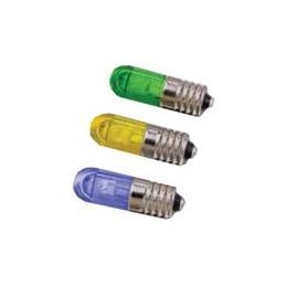 1 pcs : 586-1202-205F - LED Replacement Lamps - Based LEDs WEDGE BASED T1 3/4 GRN, 28VDC