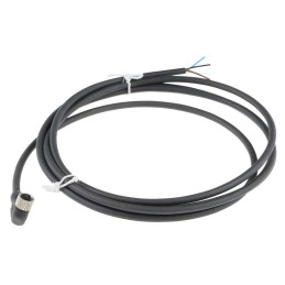 1 pcs - Telemecanique Sensors Right Angle Female 4 way M8 to Unterminated Sensor Actuator Cable, 2m