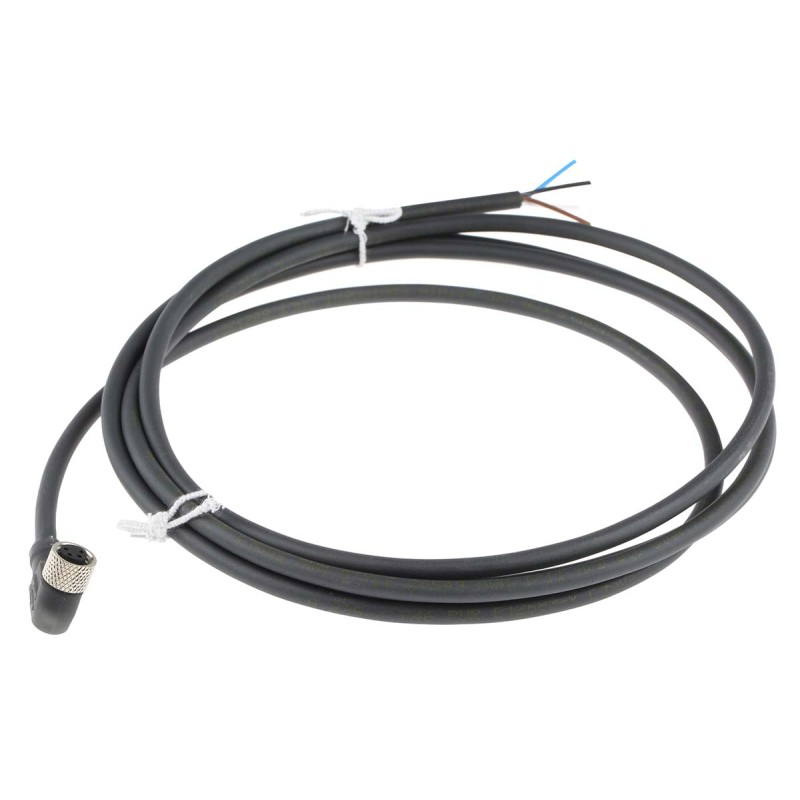 1 pcs - Telemecanique Sensors Right Angle Female 4 way M8 to Unterminated Sensor Actuator Cable, 2m