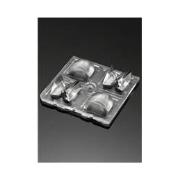 1 pcs : C12360_STRADA-2X2-DNW - LED Lighting Lenses Rectangular Lens 4 position