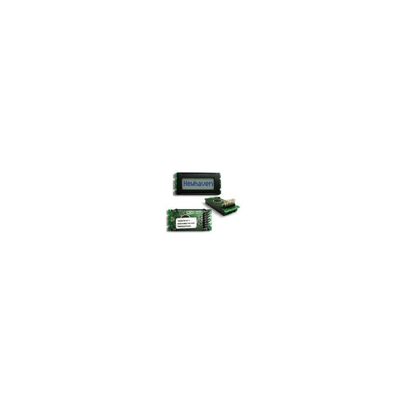 1 pcs : NHD-0108BZ-RN-GBW - LCD Character Display Modules & Accessories STN-GRAY Refl 53.0 x 24.2