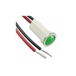 1 pcs : 1033D5 - Panel Mount Indicator Lamps GREEN DIFFUSED 1/2' MOUNTING HOLE