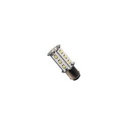 1 pcs : LE-BA15D-12WW - LED Replacement Lamps - Based LEDs BA15 Double Bayonet 12V Warm White