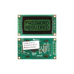 1 pcs : NHD-0208BZ-RN-YBW-33V - LCD Character Display Modules & Accessories STN- Y/G Refl 58.0 x 32.0
