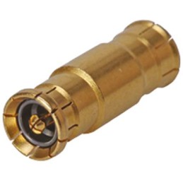 1 pcs - Huber+Suhner Straight 50Ω RF Adapter MBX Plug to MBX Plug 6GHz