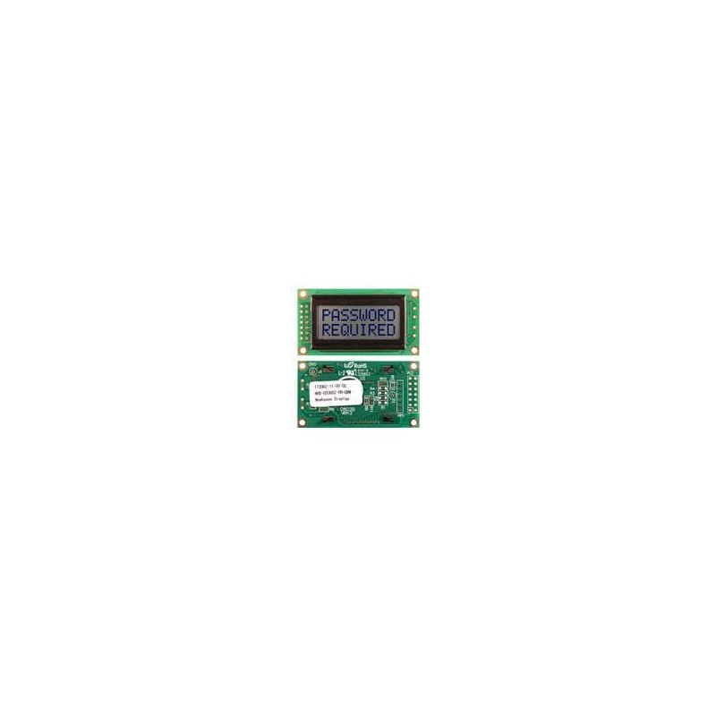 1 pcs : NHD-0208BZ-RN-GBW - LCD Character Display Modules & Accessories STN-Gray Refl 58.0 x 32.0