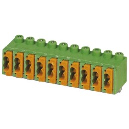 10 pcs - Phoenix Contact 3.5mm Pitch 2 Way Right Angle Pluggable Terminal Block, Plug, Cable Mount, Spring Cage Termination