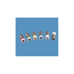 1 pcs : VC18602350 - LED Replacement Lamps - Based LEDs T3 1/4 Bayonet LED Red 24V AC/DC