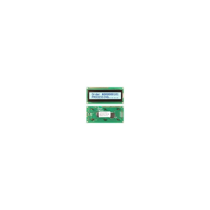 1 pcs : NHD-0216XZ-FSW-GBW - LCD Character Display Modules & Accessories STN- GRAY Transfl 80.0 x 36.0