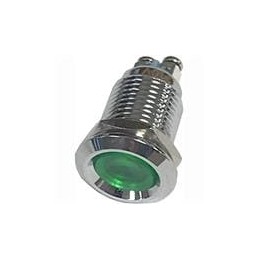 1 pcs : FL1M-12CA-1-G24V - LED Panel Mount Indicators LED GRN 12MM NUT 24VAC/DC