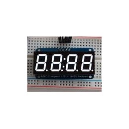1 pcs : 1002 - LED Lighting Development Tools 7 Segment Display White w/I2C Backpack