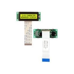 1 pcs : NHD-02161Z-FSY-YBW-C - LCD Character Display Modules & Accessories STN- Y/G Transfl 53.0 x 20.0
