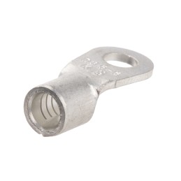 100 pcs - RS PRO Uninsulated Ring Terminal, 6 Stud Size, 2.5mm² to 6mm² Wire Size