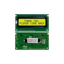 1 pcs : NHD-0216BZ-FL-YBW - LCD Character Display Modules & Accessories STN- Y/G Transfl 84.0 x 44.0