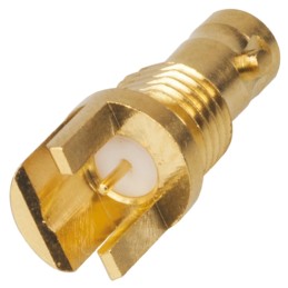 1 pcs - Amphenol RF HD-BNC Series, jack Edge Mount HD-BNC Connector, 75Ω, Edge Mount Termination, Straight Body