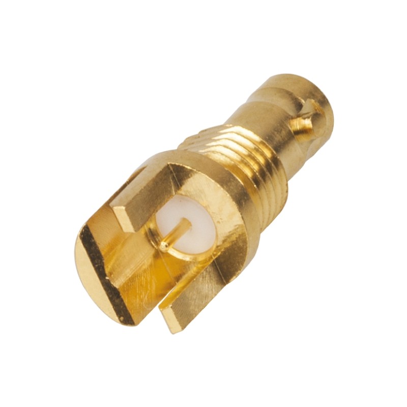 1 pcs - Amphenol RF HD-BNC Series, jack Edge Mount HD-BNC Connector, 75Ω, Edge Mount Termination, Straight Body