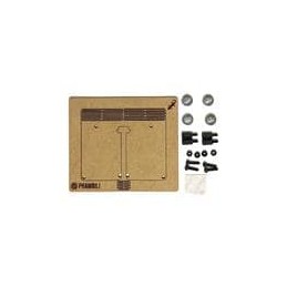 1 pcs : NEWT-02 - LCD Character Display Modules & Accessories A laser-cut desktop stand, mini-magnet feet, and required screws f