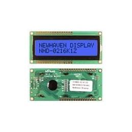 1 pcs : NHD-0216K1Z-FSB-GBW-L - LCD Character Display Modules & Accessories STN- GRAY Transfl 80.0 x 36.0