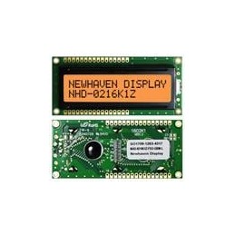 1 pcs : NHD-0216K1Z-FSO-GBW-L - LCD Character Display Modules & Accessories STN- GRAY Transfl 80.0 x 36.0