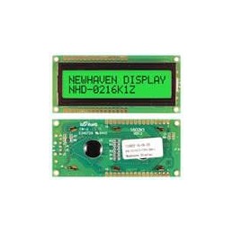 1 pcs : NHD-0216K1Z-FSPG-GBW-L - LCD Character Display Modules & Accessories STN- GRAY Transfl 80.0 x 36.0
