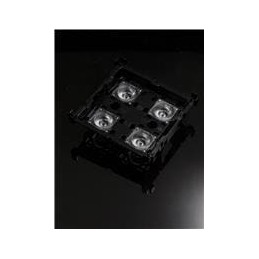 1 pcs : FCP14969_FLORENTINA-2X2-W - LED Lighting Lenses Assemblies Square Assembly 4 Position