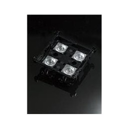 1 pcs : FCP14967_FLORENTINA-2X2-M - LED Lighting Lenses Assemblies Square Assembly 4 Position