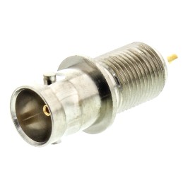 1 pcs - Telegartner, jack Panel Mount BNC Connector, 75Ω, Solder Termination, Straight Body
