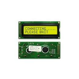1 pcs : NHD-0216EZ-FL-YBW - LCD Character Display Modules & Accessories STN- Y/G Transfl 85.0 x 36.0