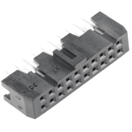 1 pcs - Hirose HIF3FB Series Straight Through Hole Mount PCB Socket, 20-Contact, 2-Row, 2.54mm Pitch, Solder Termination