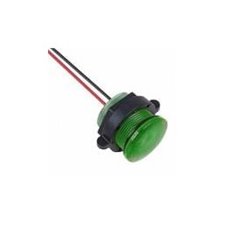 1 pcs : CNX722C500FVW - LED Panel Mount Indicators 22MM GREEN FLEXVOLT WIRE LEADS