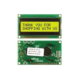 1 pcs : NHD-0216HZ-FL-YBW-C - LCD Character Display Modules & Accessories STN- Y/G Transfl 65.5 x 36.7