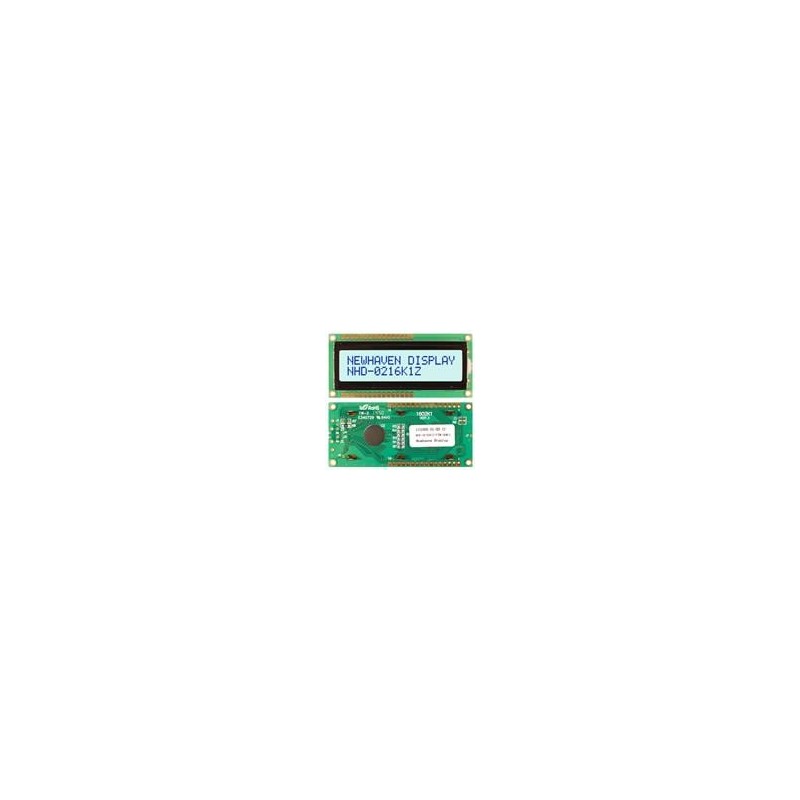 1 pcs : NHD-0216K1Z-FSW-GBW-L - LCD Character Display Modules & Accessories STN- GRAY Transfl 80.0 x 36.0