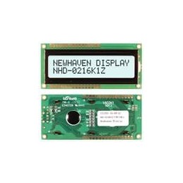 1 pcs : NHD-0216K1Z-FSW-FBW-L - LCD Character Display Modules & Accessories FSTN (+) Transfl 80.0 x 36.0