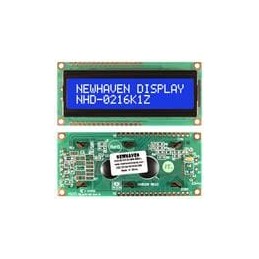 1 pcs : NHD-0216K1Z-NSW-BBW-L - LCD Character Display Modules & Accessories STN- BLUE Transm 80.0 x 36.0