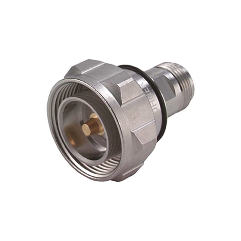 1 pcs - Huber+Suhner Straight 50Ω RF Adapter 7/16 Plug to N Socket 7.5GHz