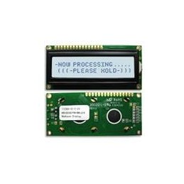 1 pcs : NHD-0220GZ-FSW-GBW-LE-E - LCD Character Display Modules & Accessories STN-Gray 2x20 Transf w/ Euro Font