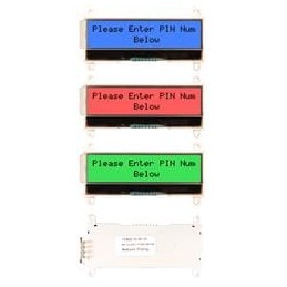 1 pcs : NHD-C0220BiZ-FS(RGB)-FBW-3VM - LCD Character Display Modules & Accessories 2 x 20 FSTN (+) Transf RGB LED