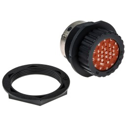 1 pcs - ITT Cannon Circular Connector, 31 Contacts, Panel Mount, Socket, Male, IP67, Trident Neptune Series