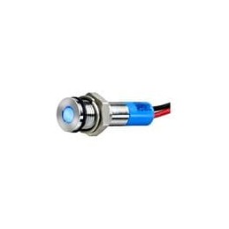 1 pcs : Q6F7BXXSR02E - LED Panel Mount Indicators LED INDICATOR 6MM