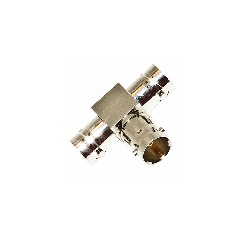 1 pcs - Mueller Electric Tee 75Ω RF Adapter BNC Socket to BNC Socket