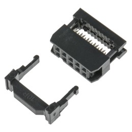 1 pcs - RS PRO 10-Way IDC Connector Socket for Cable Mount, 2-Row